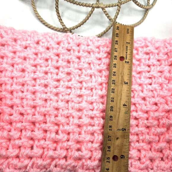 Pink Poodle Breed Puppy Dog Scarf Crochet Handmade byBren - Picture 8 of 8